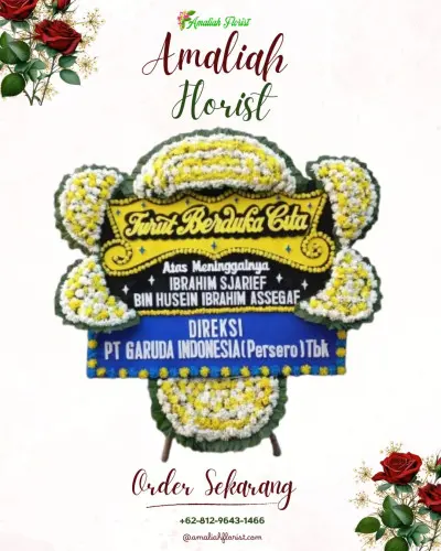 Papan Bunga Duka di Argotirto