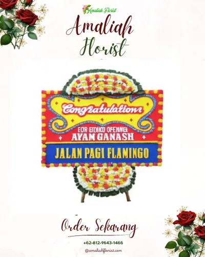 Bunga Papan Congratulation di Argotirto